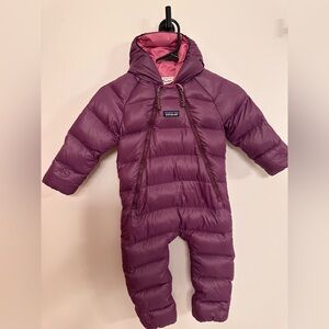 Patagonia Hi-Loft Down Suit, 12-18 months, purple